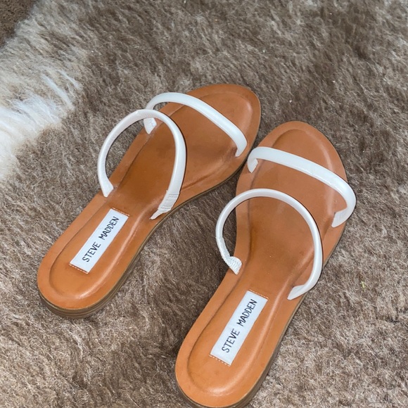 Steve Madden Shoes - NWT white strap Steve Madden sandals